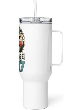 Vintage 1987 Limited Edition 40th Birthday Stainless Steel Travel Tumbler Gift